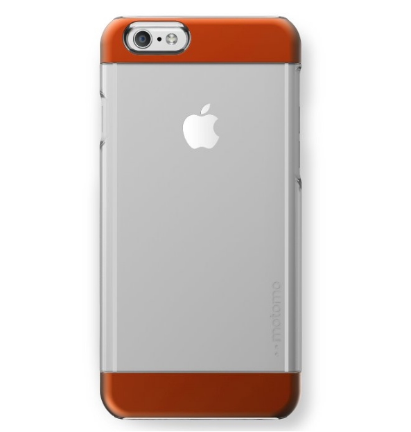 iPhone 6S 6 Case MOTOMO INO Wing iPhone 6 Case Clear Dual ToneScratch Resistant Two Tone Hybrid clear orange